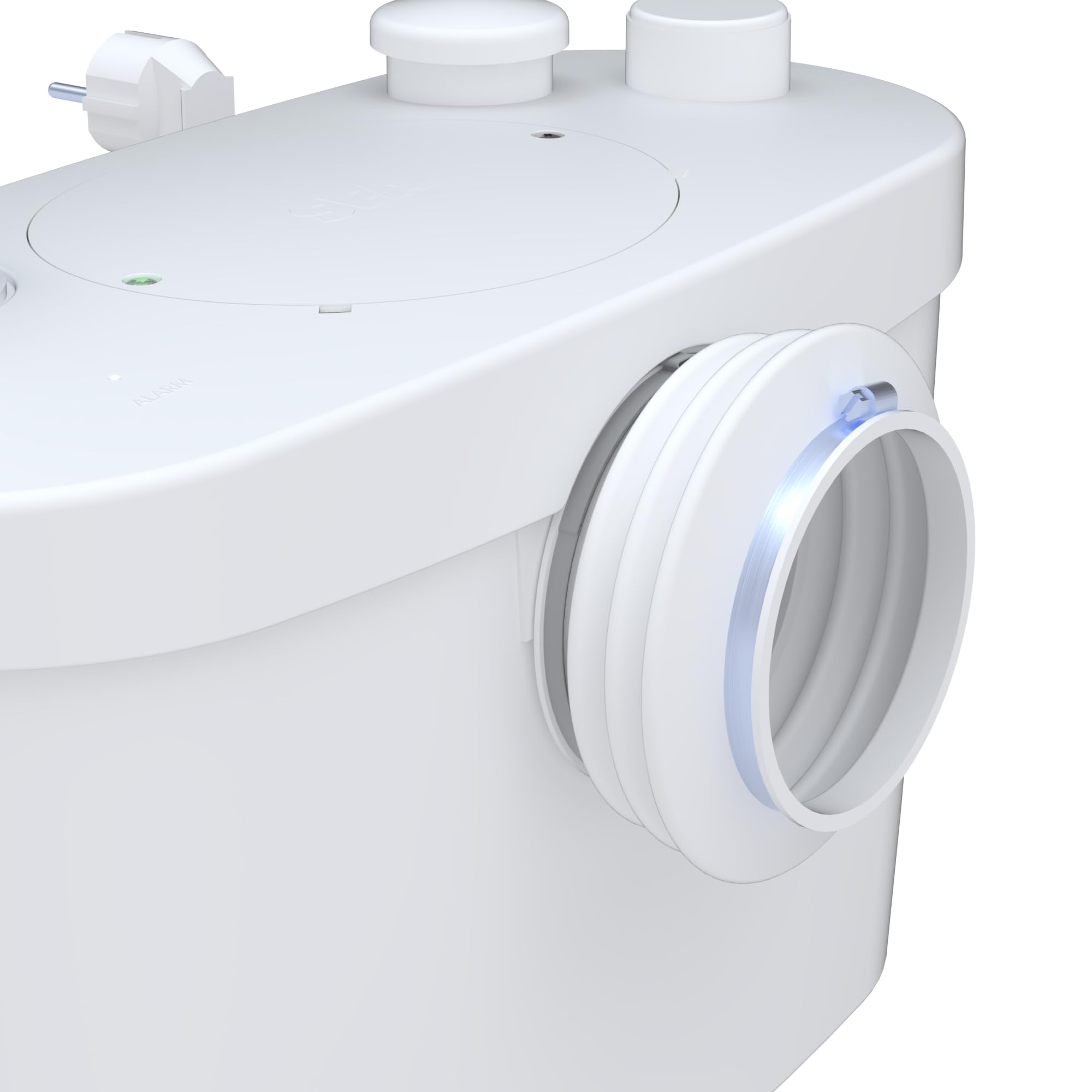 SFA - Sanibroyeur Silencieux (46 dB) Sanipro XR Up - Broyeur WC pour Salle de Bain Complète - Installation et Maintenance Facilitées - 43,2 x 23,9 x 31,9 cm - 400W - Made in France
