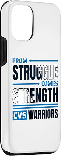 Miniatura 3 de iPhone 14 Pro From Struggle Comes Strength, CVS Survivor and Support Case