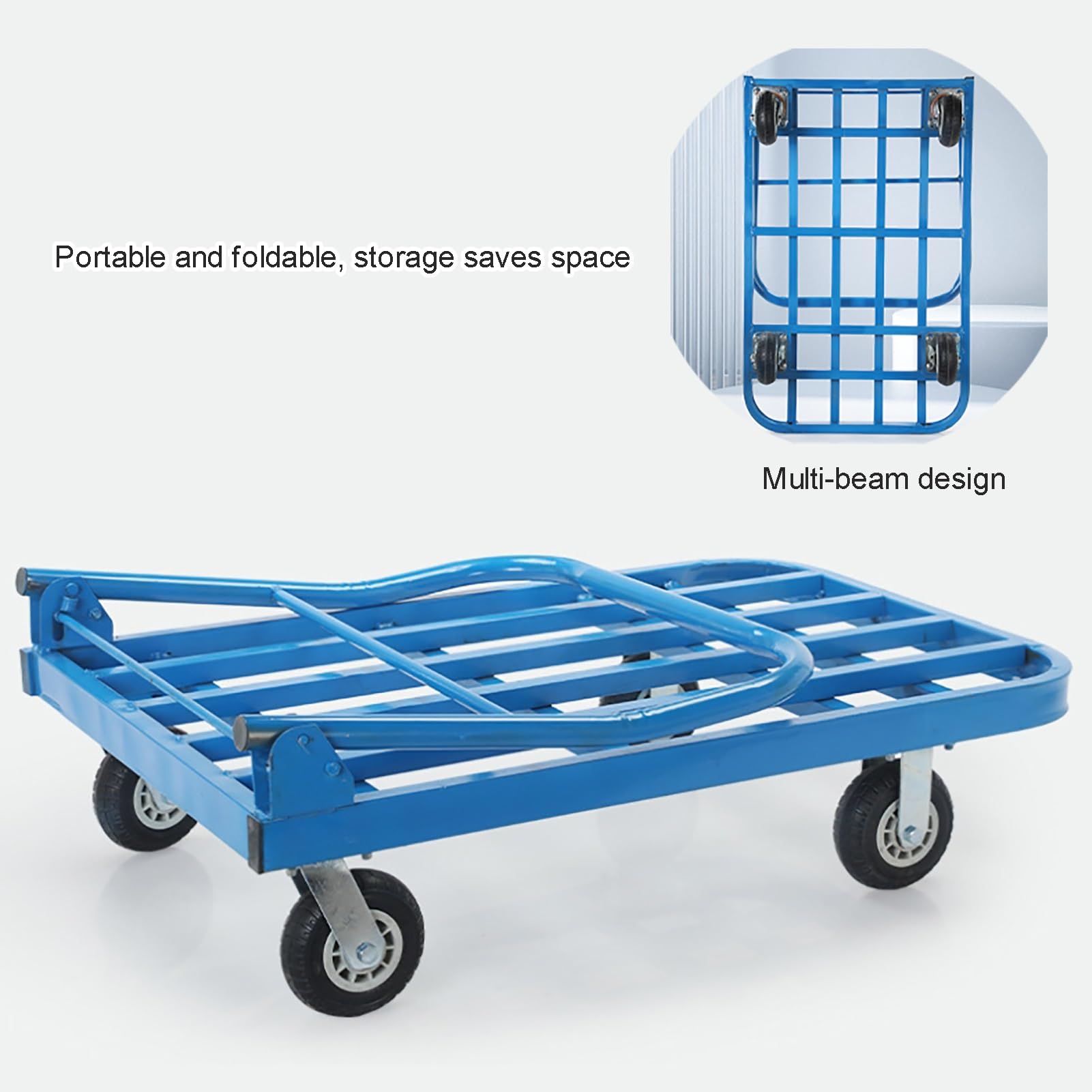 Wózek platformowy z cichymi kółkamiService Dolly do Ga & GardenEasy Transport Platform Truck for Fur & Equint Moving