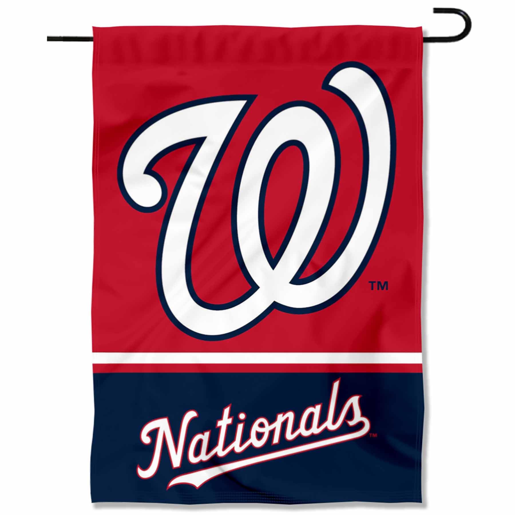 Washington Nationals Double Sided Garden Flag