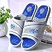 ypyrhh Pantoufles à Bout Ouvert,Chaussons de Massage,Sandales et Chaussons antidérapants pour Salle de Bain intérieure,Chaussons de réflexologie Plantaire-A Gris_44,Pantoufles de Douche à Dos Ouvert