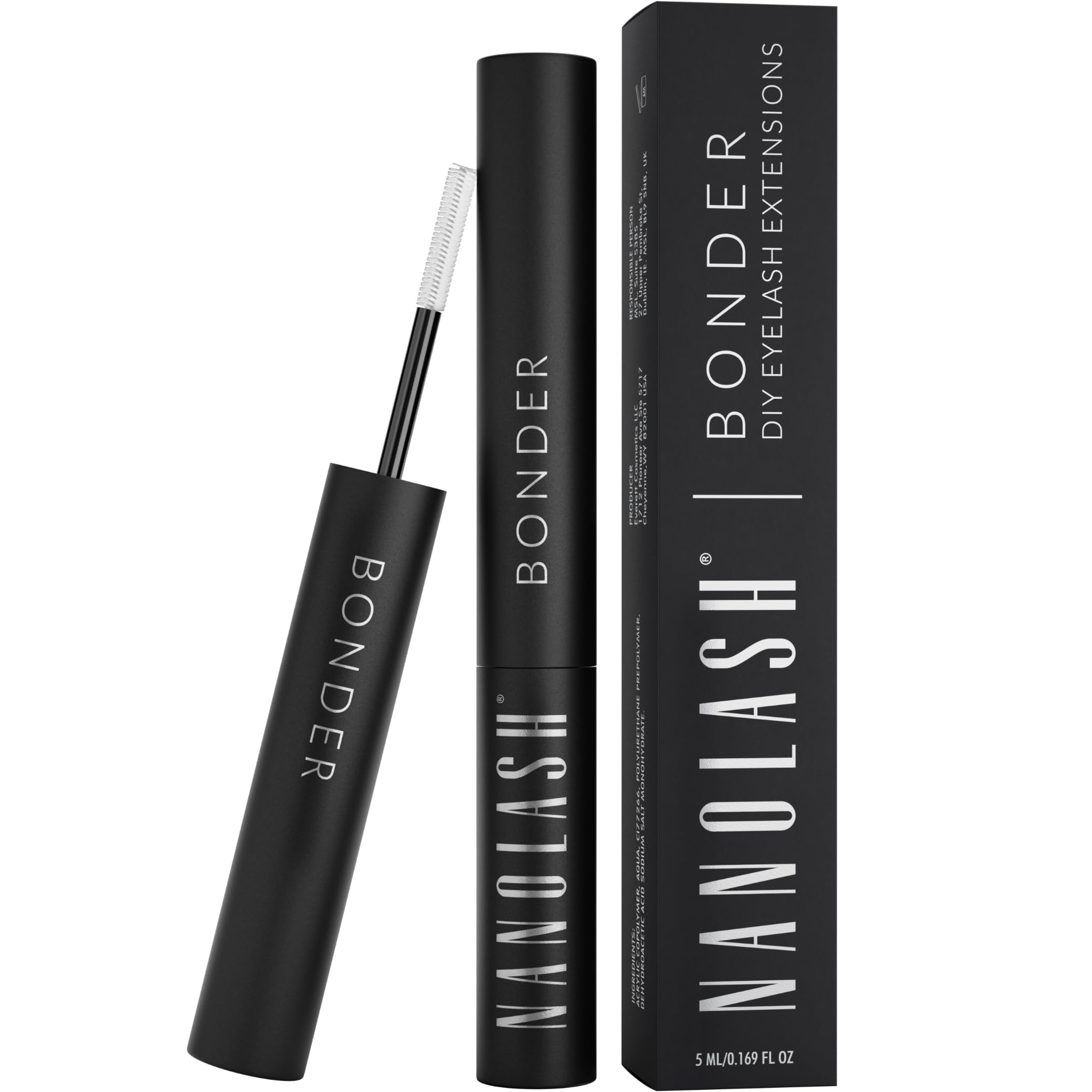 Nanolash DIY Bonder 5ml - bonder for DIY lash extensions, bonder for false eyelashes in clusters (TRANSPARENT)
