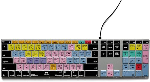 Miniatura 4 de KB Covers Pro Tools - Teclado retroiluminado de aluminio Pro, diseño macOS US, teclado de acceso directo Avid con teclas de acceso rápido