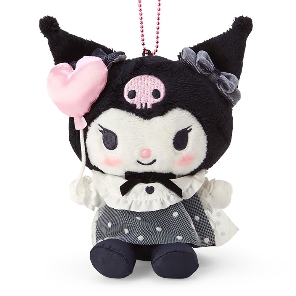 サンリオ Sanrio グッズ メロクロ ぬいぐるみ マスコット ドール クロミ クロミ フロッキードール（ぴたっとふれんずミニ）｜サンリオ