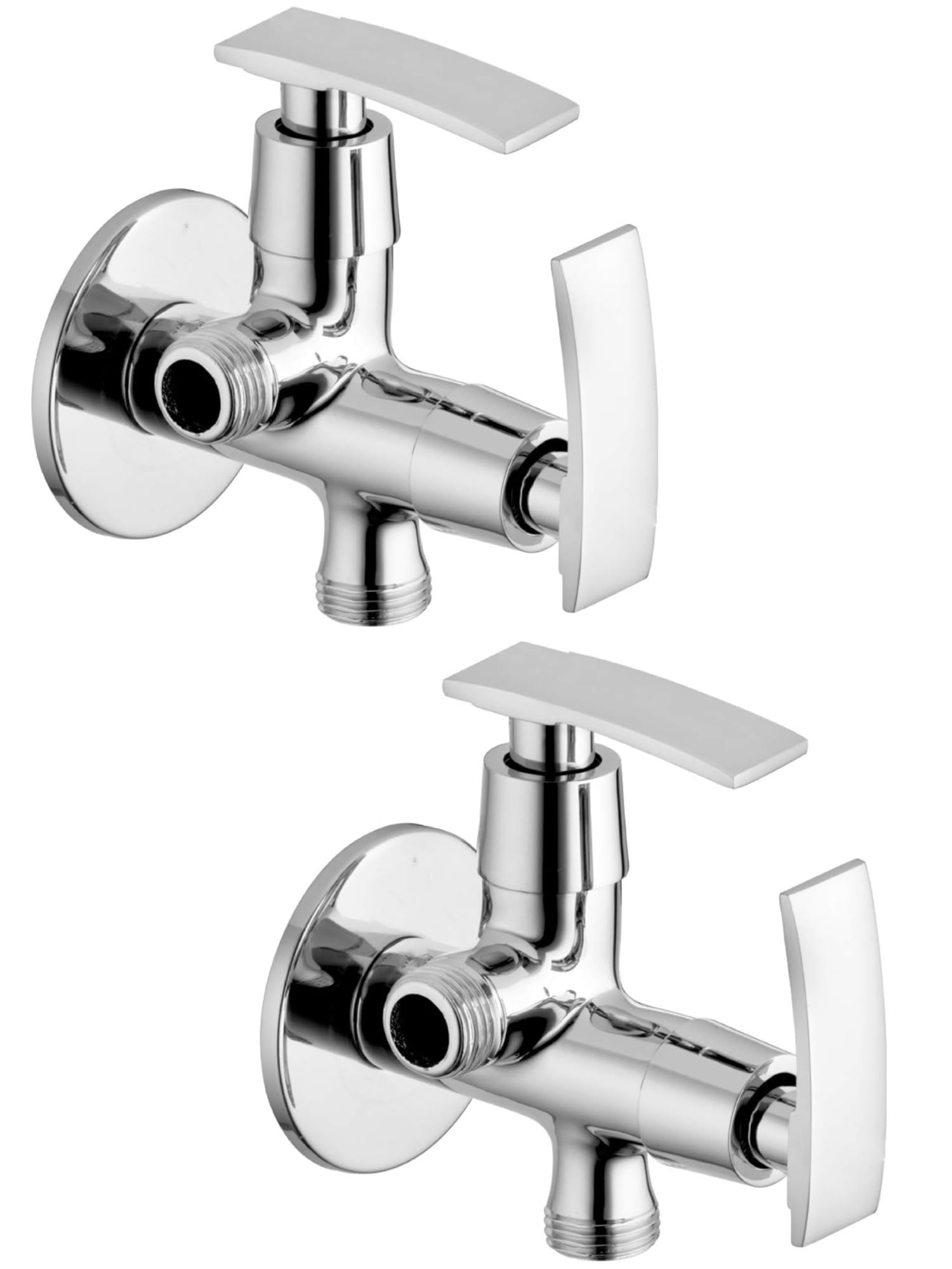 Ennius Angle Cock 2 in 1 Kitchen tap with Faucet/Tap | Plastic City Collection 2 in 1 Angle Cock wash Basin taps with Wall Flange Tap/Faucet-picture-16