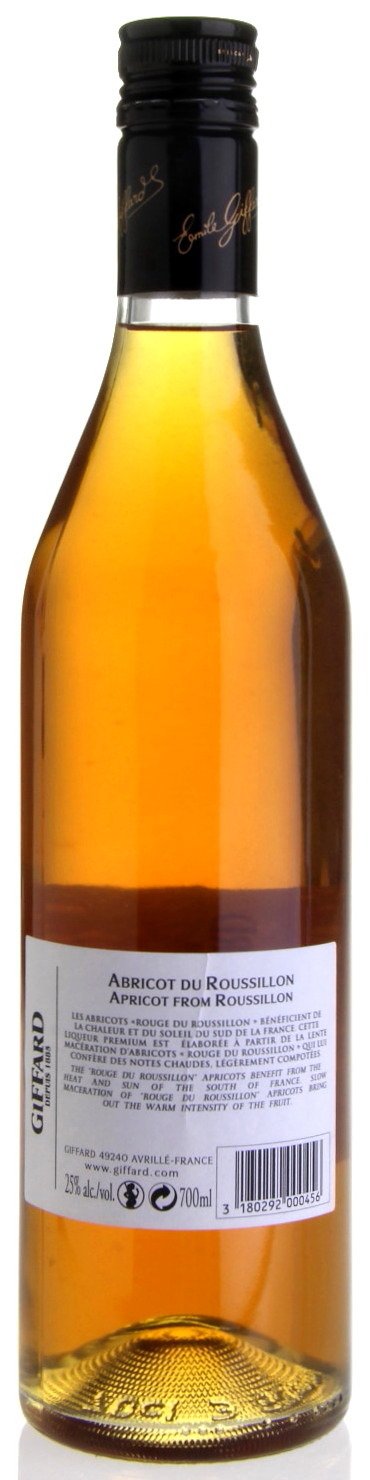 Giffard - Liqueur Abricot du Roussillon - Recette Française - Subtile et Gourmande - 70 cl & Liqueur Ananas des Caraïbes 20% 70 cl
