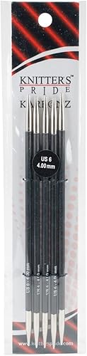 Knitter's Pride Agujas de doble punta Karbonz de 6/0.157 in, 6"