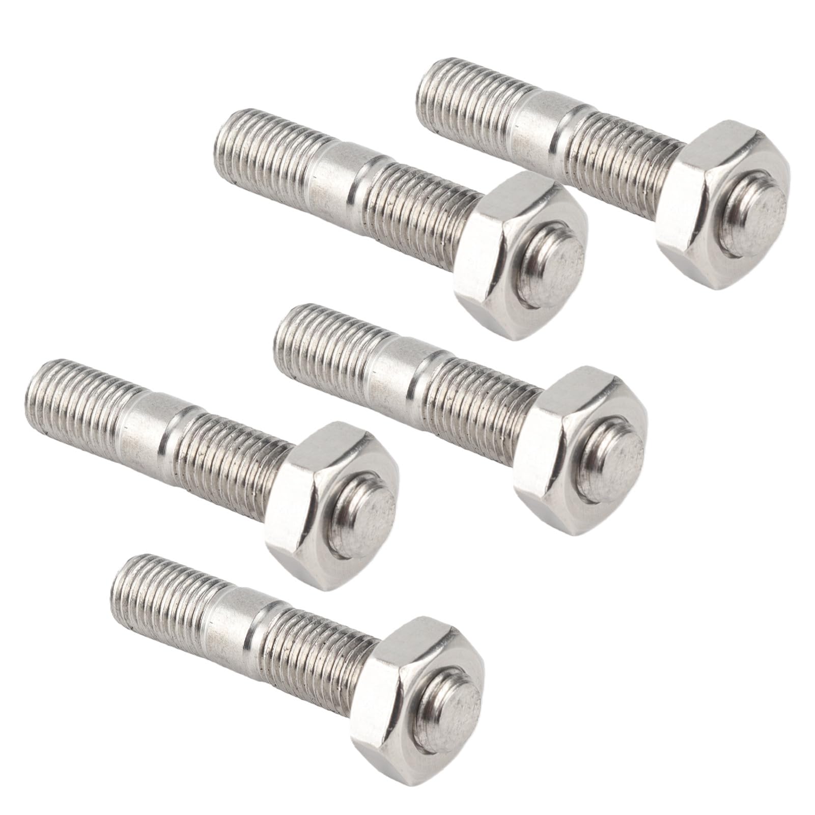 M10x1.25 50mm 5 pièces Turbo vis et écrous, Kit de goujons Turbo pour M itsubishi DSM 1G, EVO1~10