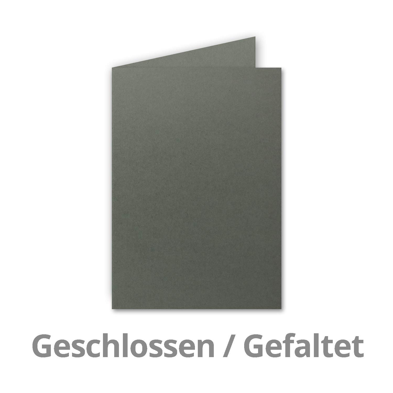 FarbenFroh by GUSTAV NEUSER 10x folding cards SET DIN A6/C6 with envelopes in anthracite grey, including insert - Image 4