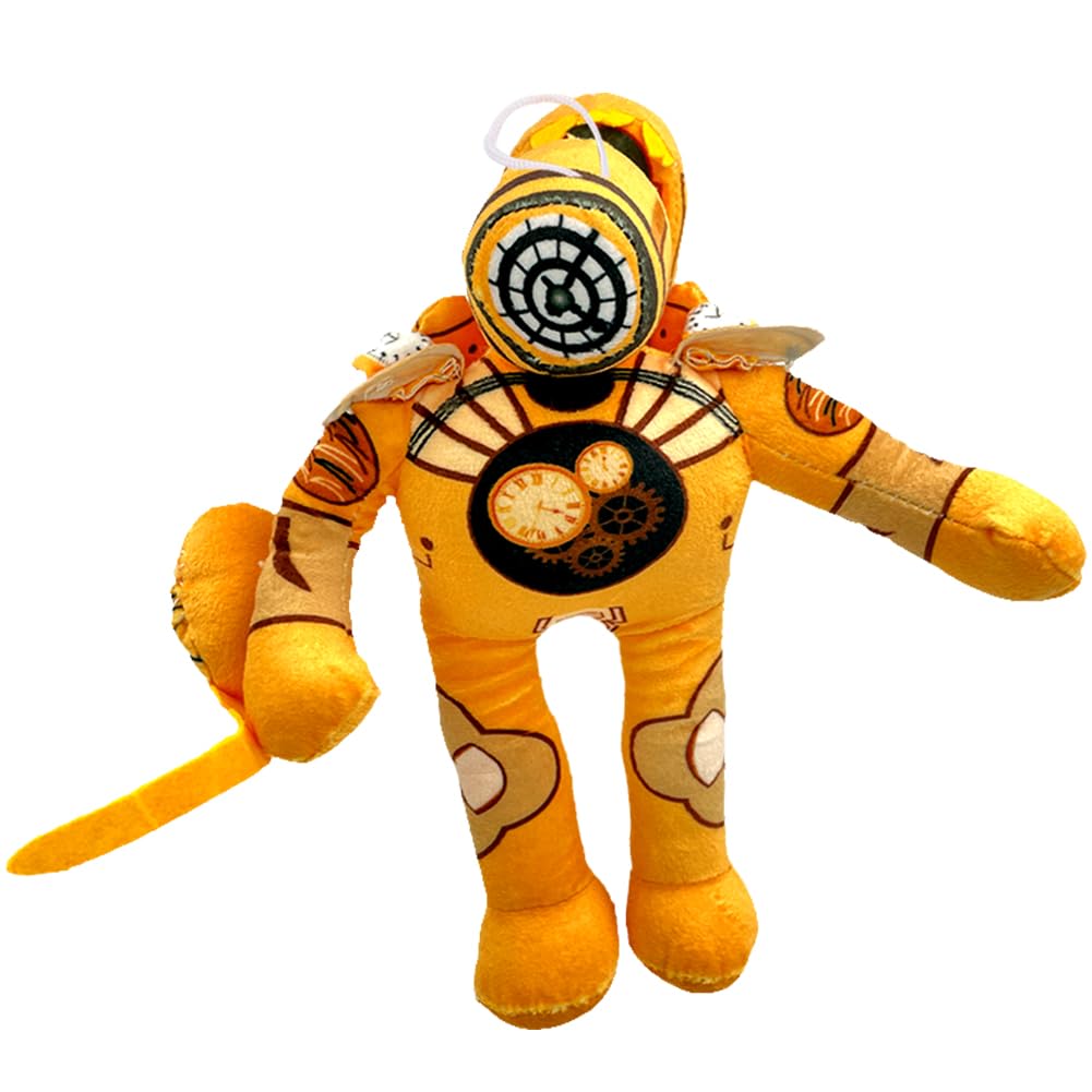 Toilet Titan Clockman Plush, Toilet Titan Clockman Plush, toilet plush tv man titan upgraded, TV Man Toilet Plush, Stuffed Anime Game Toilet Toy, Toilet Plush, Gift for Children and Fans - 23 cm