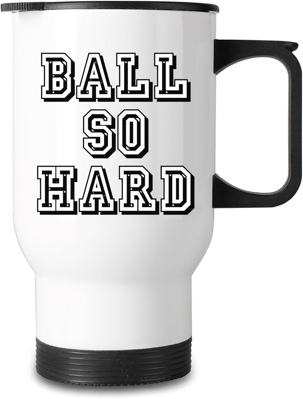 Ball so Hard 16oz Stainless Steel Mug Home & Kitchen