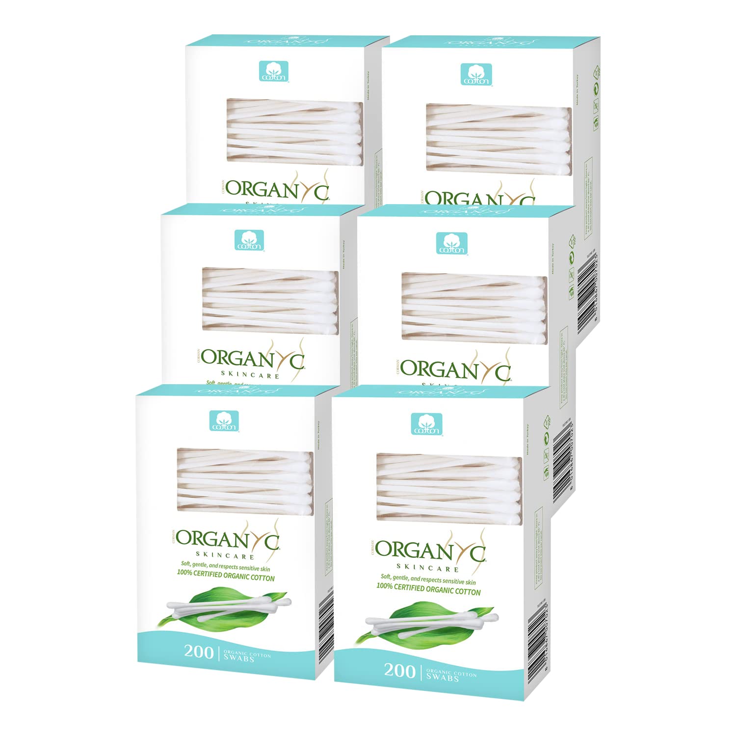 Organyc - 100% Certified Organic Cotton Swabs - cotton balls and swabs | Mubboo