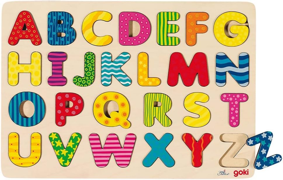 Alphabet Puzzle with Numbers (26 Piece)