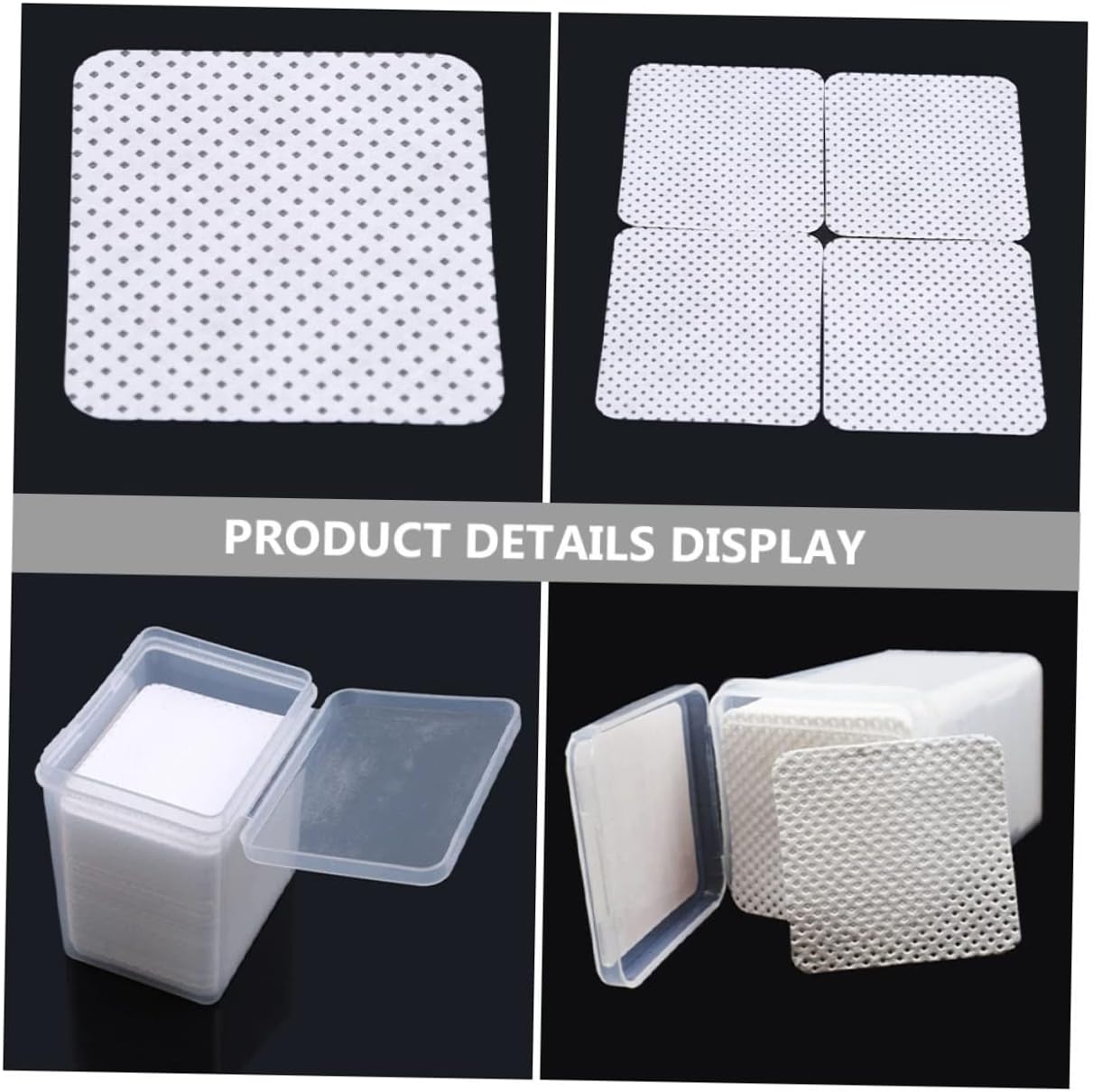 Eyelash Glue Cleaning Pads 400 Count Non Woven Fabric for Salon Use image 4