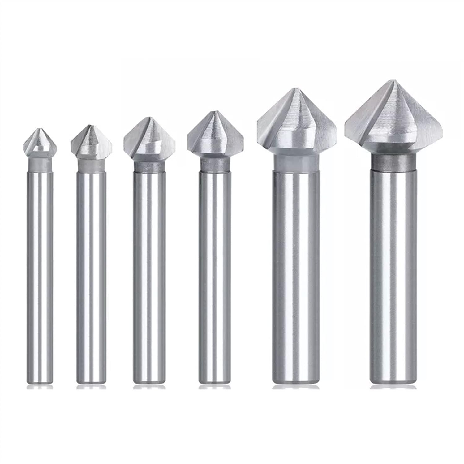 Countersink Drill Bit 4.5-50mm High Speed Steel 3 Flute 90 Degrees Chamfering Wood Metal Hole Drilling Tool 1Pcs (Color : 18mm)