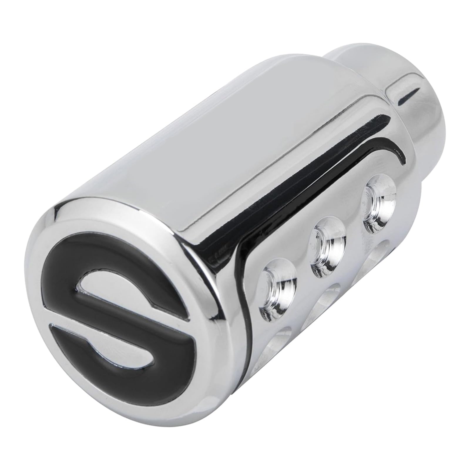 Crffz Silver Unique Gear Stick Knob Handle Shifter Head Gearstick Handball Accessories Fit For Automatic Manual Transmission Car Manual Knob