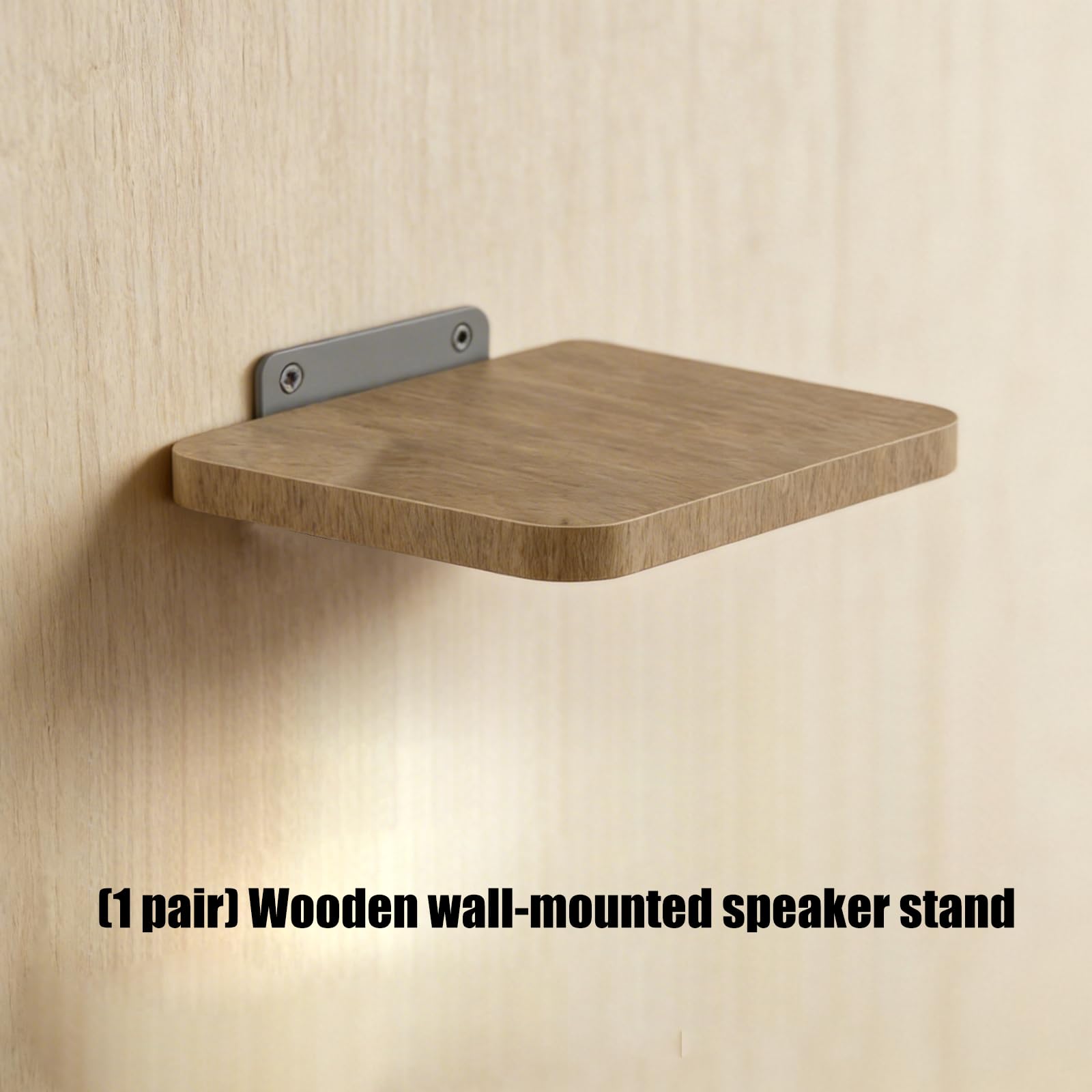 Supporto salvaspazio per soundbar in legno robusto per sistemi avanzati di supporto da parete per docenti