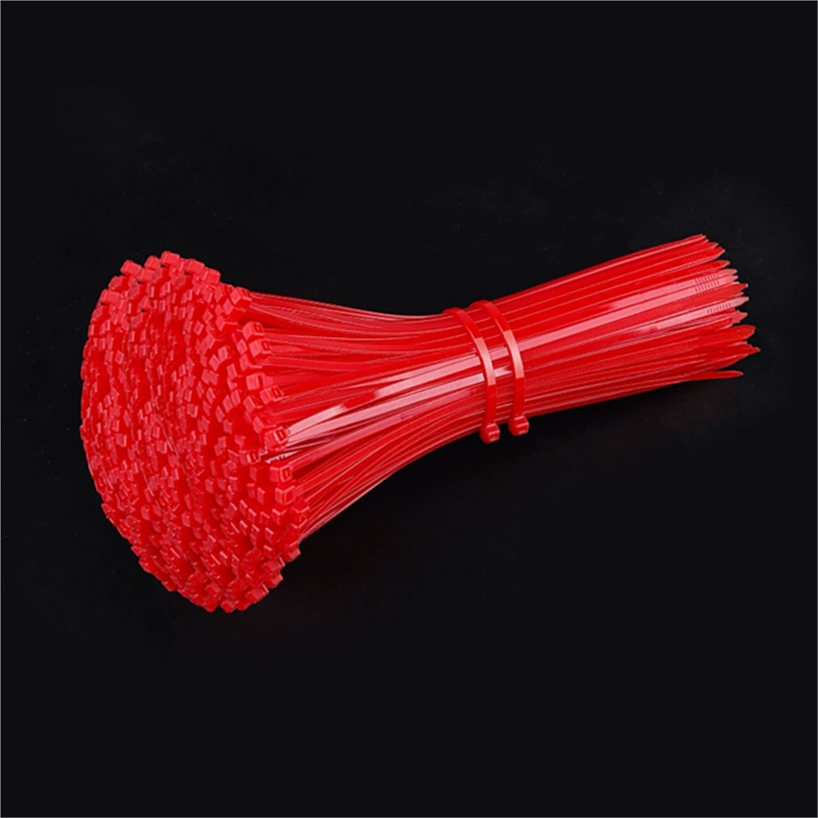 Gbrcen Red Cable Ties 500Pcs Colorful Self-Locking Nylon Cable Ties