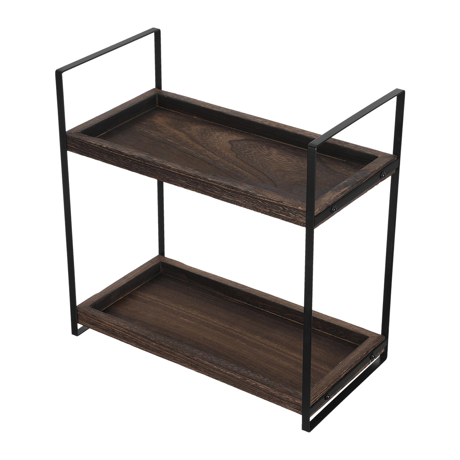 Étagère de rangement salle de bain bois et fer à installer dans la cuisine