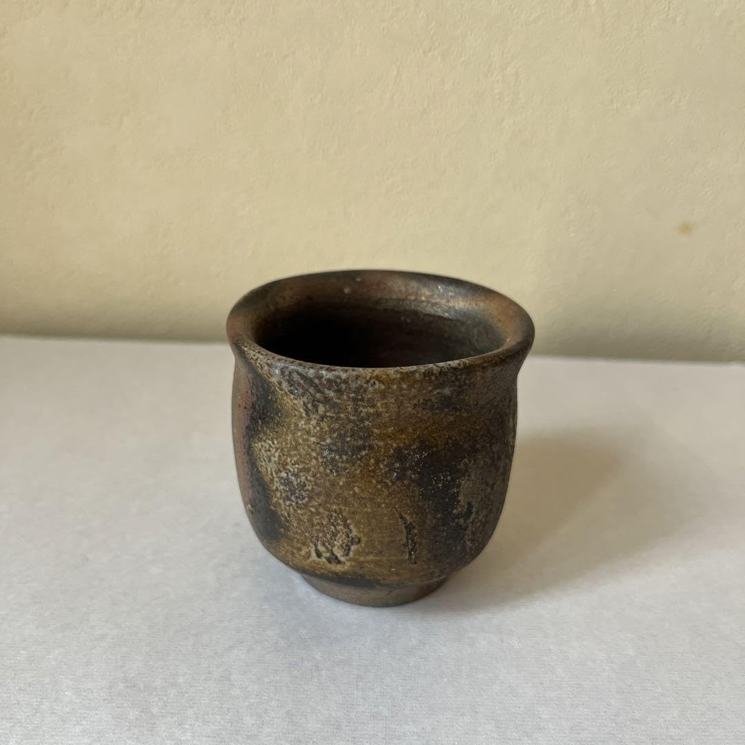 備前焼 無形文化財保持者 伊勢崎満 ぐい呑 伊勢崎 満 作 「備前ぐい呑」 ～備前焼専門卸小売店 川口陶楽苑～