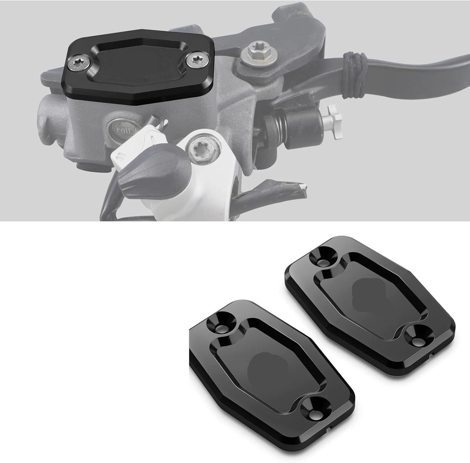 Rear Brake Fluid Reservoir Safeguard for EC300 EC350F EC 250 300 250F 350F ECF 2021 2022 2023 2024 Motorcycle Front Brake Clutch Fluid Reservoir Cover Cap