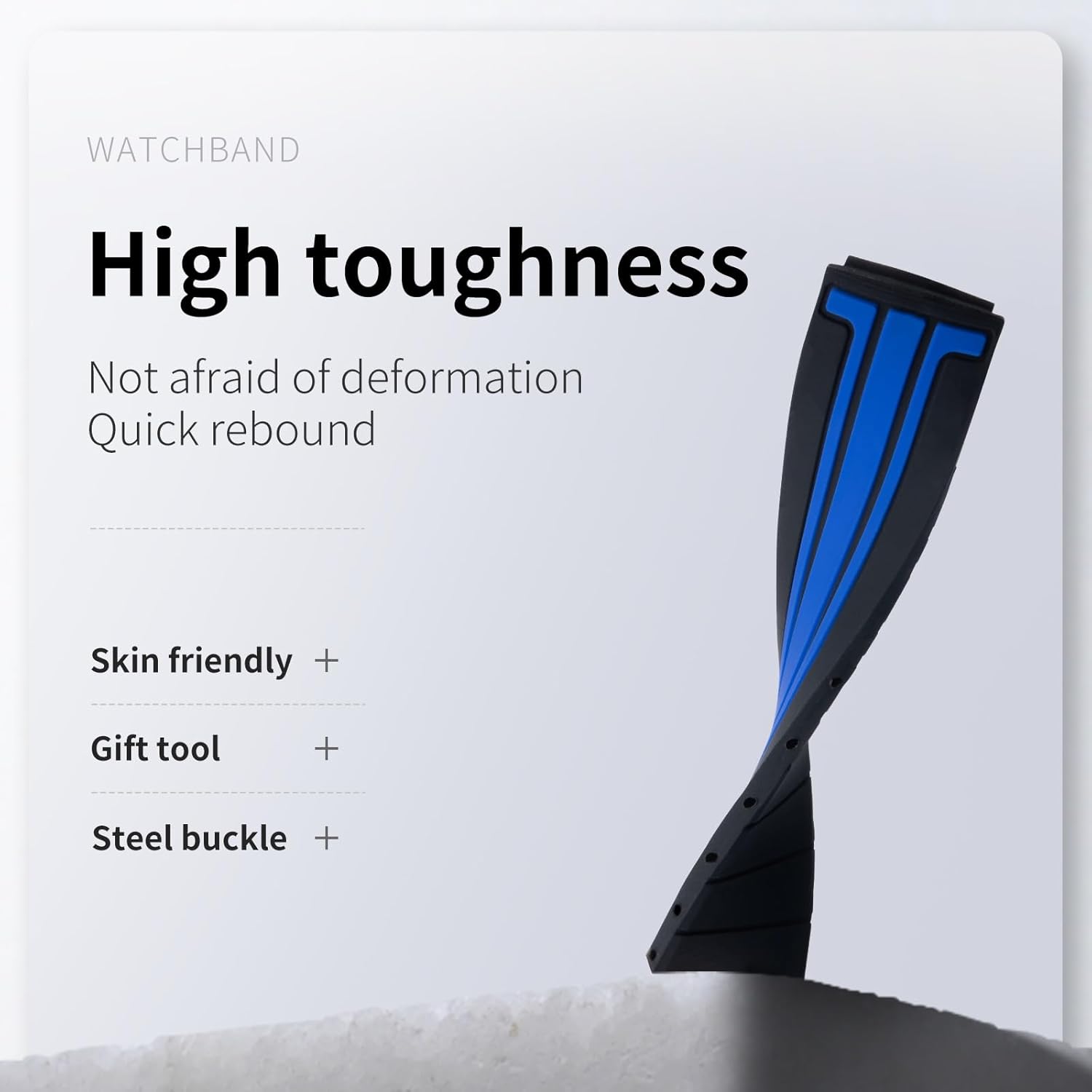 [NHHNSW] Tissot StrapのスポーツソフトシリコーンウォッチバンドT048.417ウォッチバンドTレースT-スポーツ