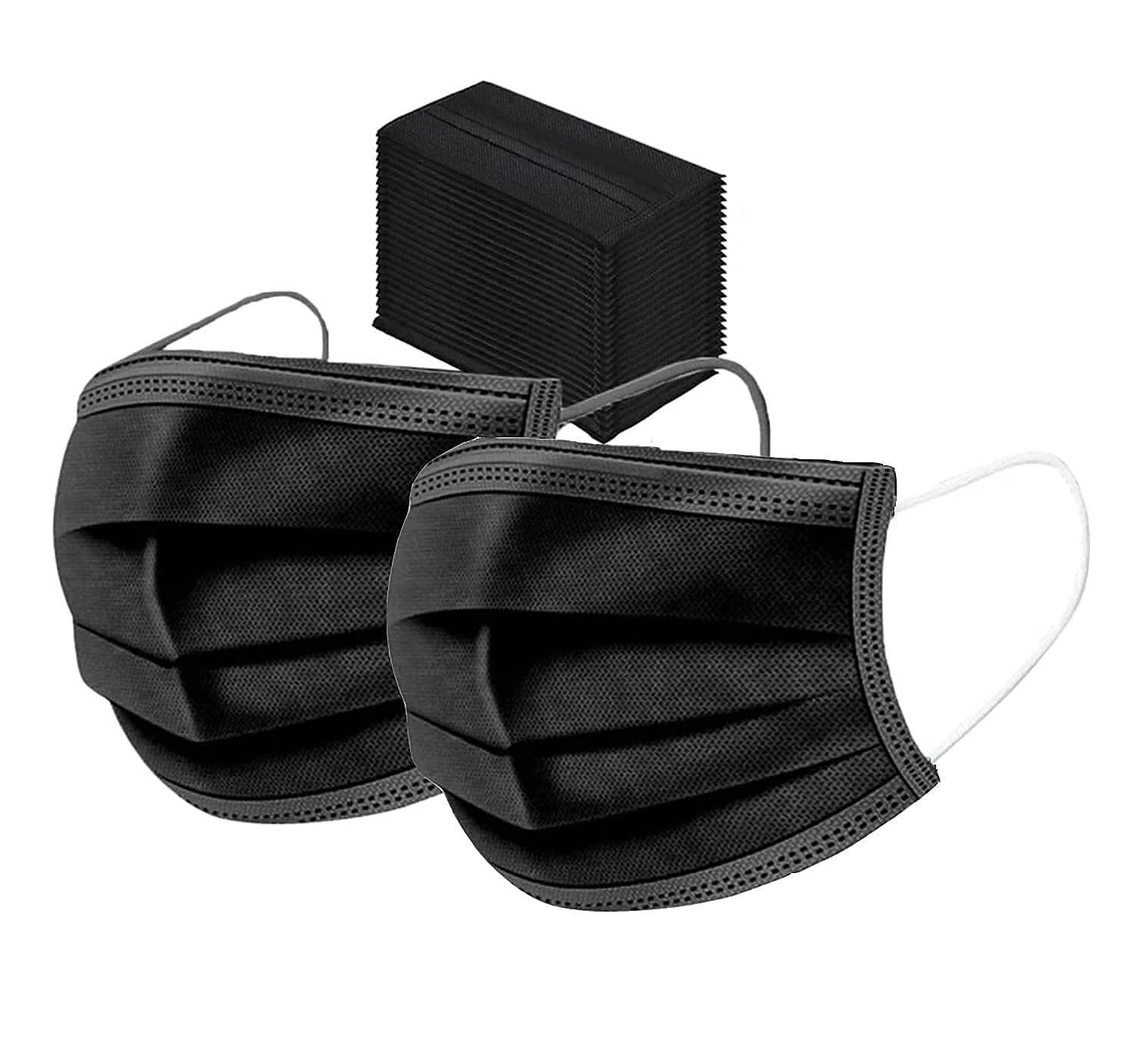 WELLSTAR� 3 Ply Disposable Surgical Face Mask Protective layer (Pack of 50) For Men And Women Use and Throw Face Masks (50 BLCK) (B09FLJZ3SC) Amazon Price History, Amazon Price Tracker