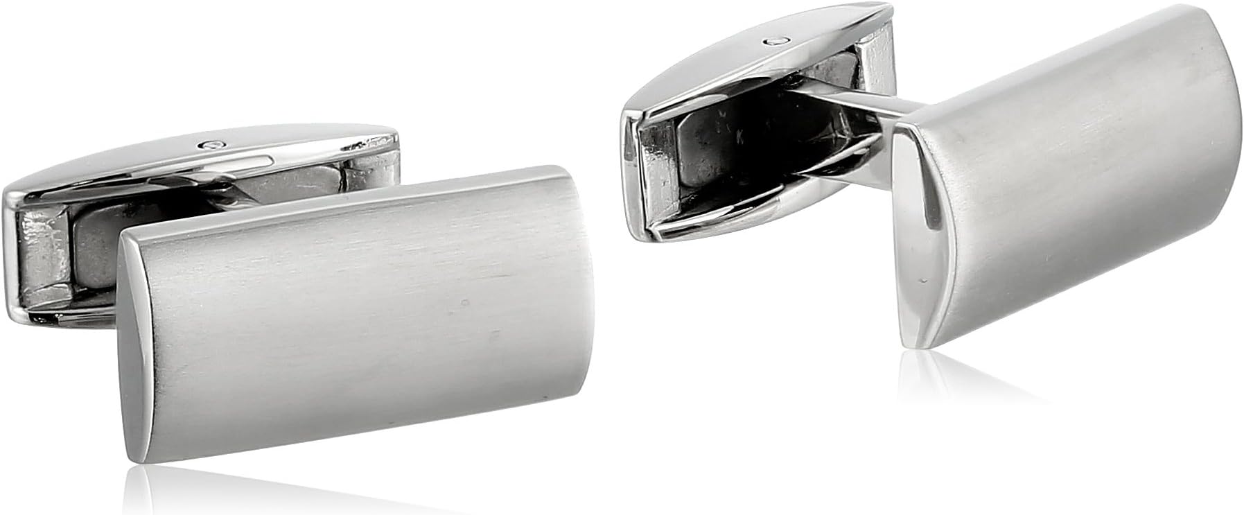Men's Colibri Jewelry Polaris Polished Stainless Steel Cufflinks