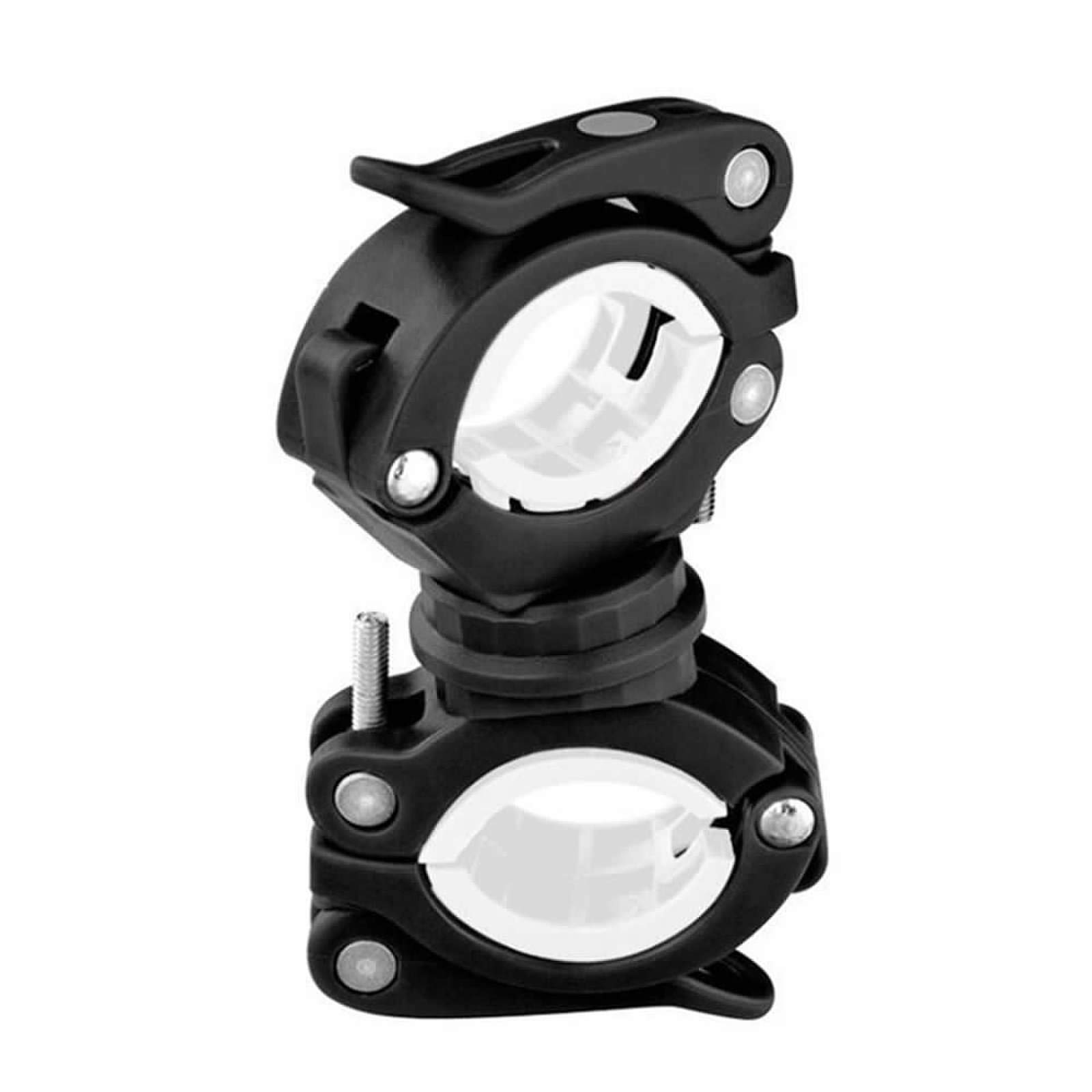 YSJJZRL 360°Rotation Flashlight Mount Holder, Universal Bicycle Led Light Mounting Holder Rotation Clip Clamp for Flashlight, Cycling, Riding