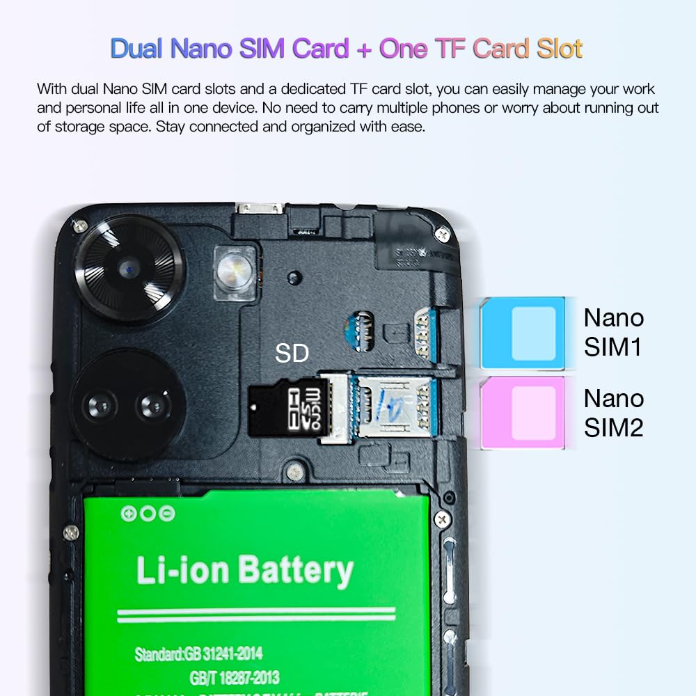 Aanbieding van de dag voor smartphone, 5,0 inch display, Android 9.0, Dual SIM, 16 GB ROM [uitbreidbaar tot 128 GB], 3G mobiele telefoon (MTGud20Pro-White