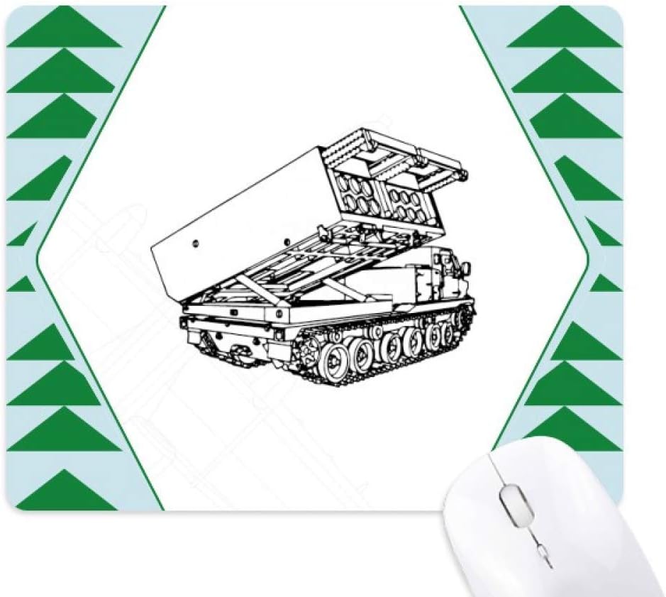 offbb Aircraft Missile Technology Mouse Pad Green Pine Tree Rubber Mat