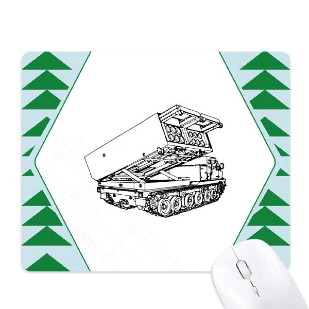 offbb Aircraft Missile Technology Mouse Pad Green Pine Tree Rubber Mat