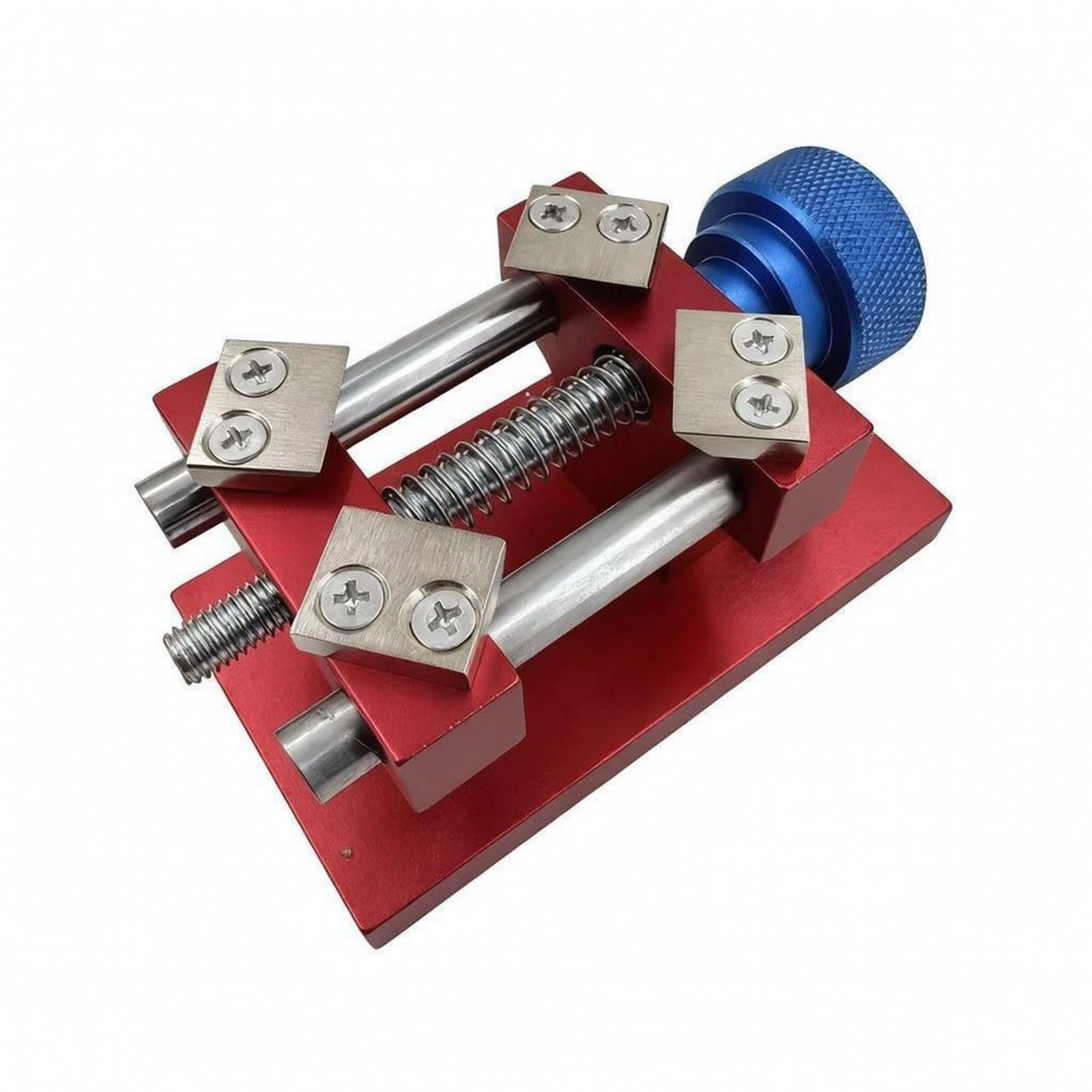 Relojero con Cuatro Bloques jeción Herramienta Apertura Bisel Reloj Profesional para Relojeros Caseros, Rojo
