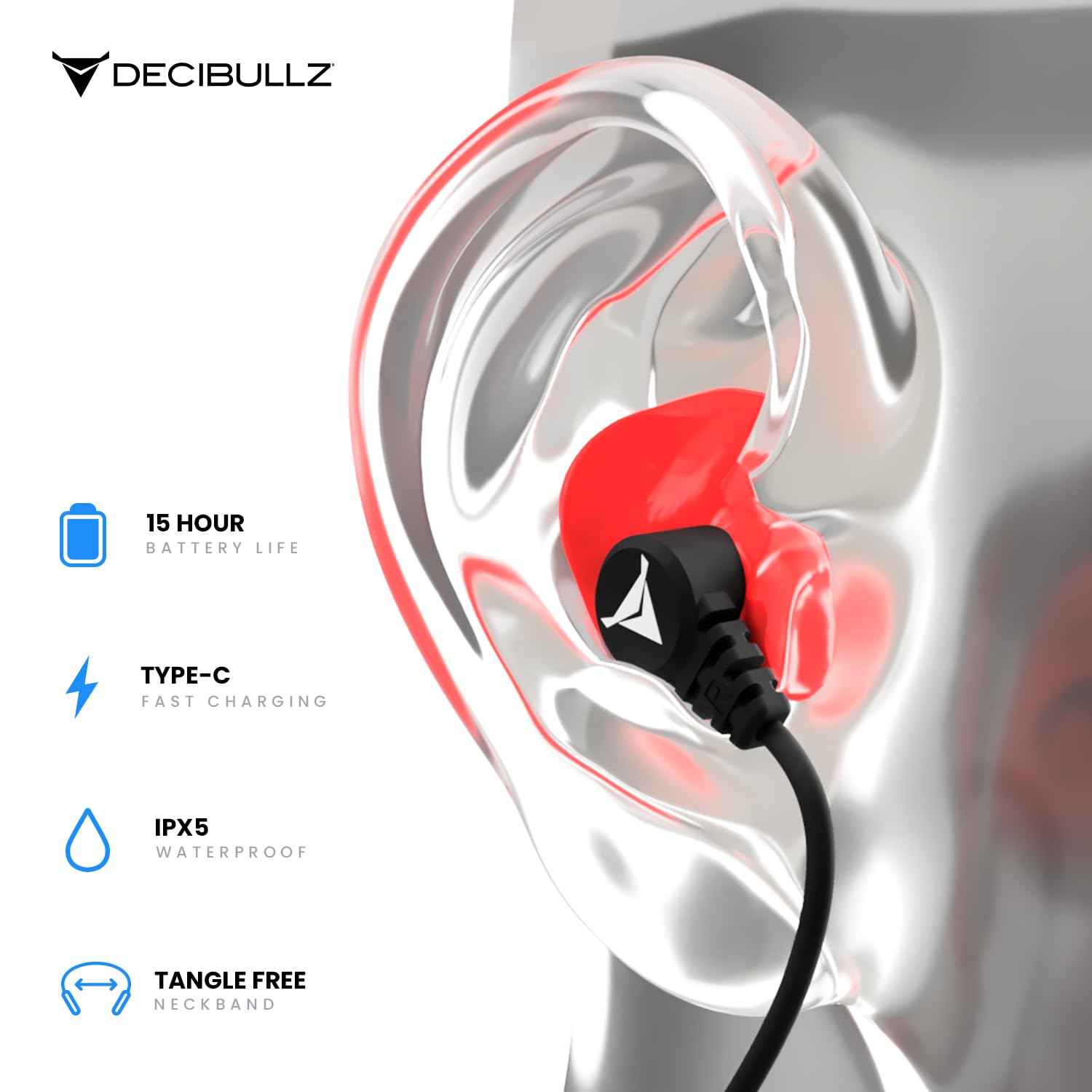 Bluetooth Headphones Custom Ear Plugs With Bluetooth Gun Range Ear