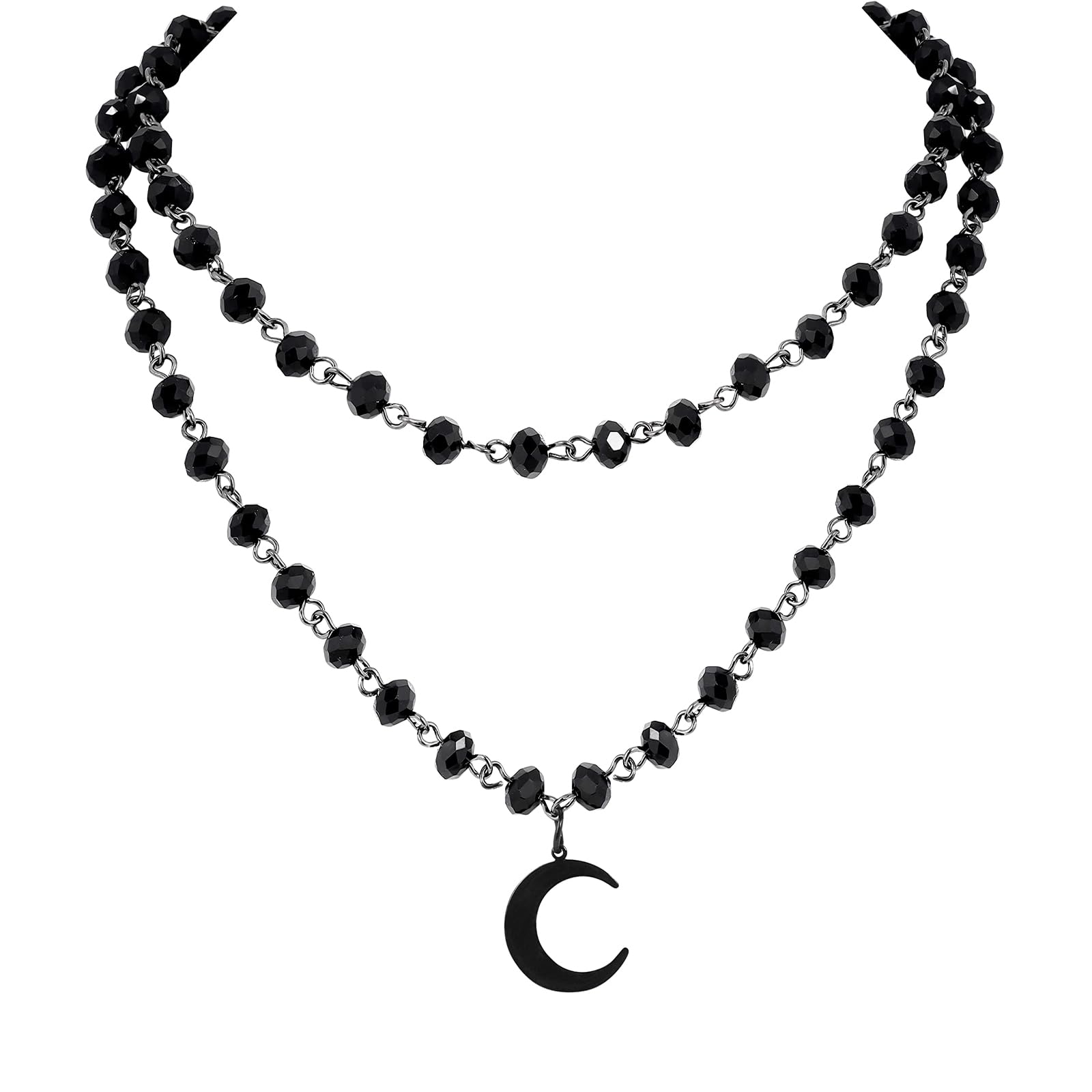 Collana multifilo con Stella Luna e Sfera - BRONZALLURE - Luxury Zone