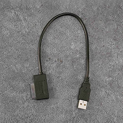 Cable Adaptador USB 2.0 a Mini Sata II 7+6 13Pin miniatura 6