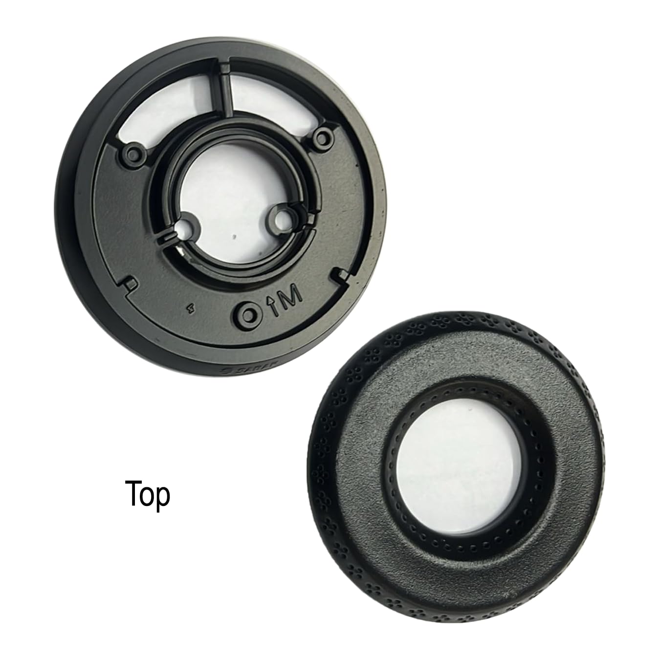 100mm Hob Burner Replacement Spare Part | Compatible with Prestige, Elica, Faber, Kaff | Outer Ring + Base, top view