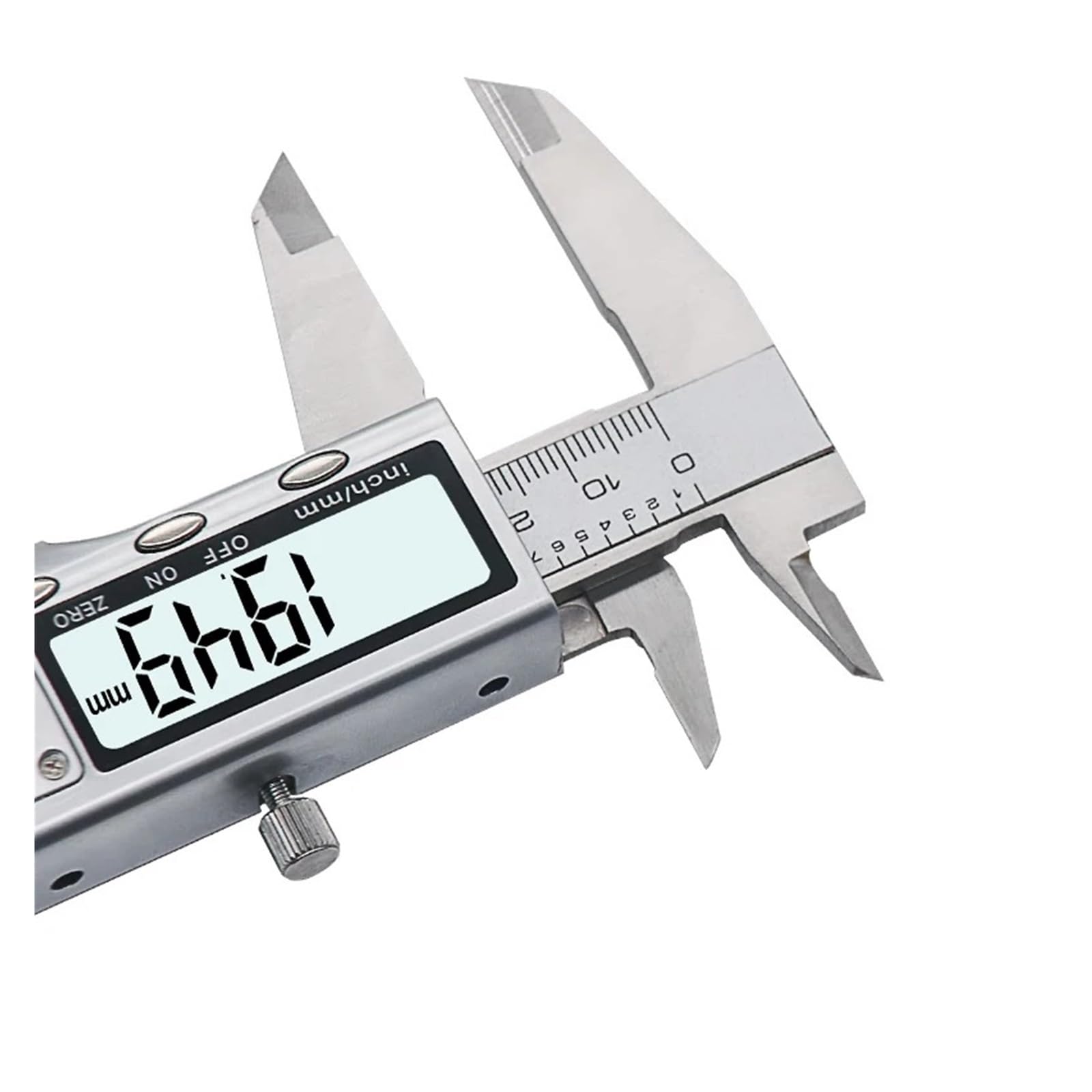Calibrador Digital de 150 mm de Acero con Pantalla LCD electrónica y Calibre Vernier de 0,01 mm