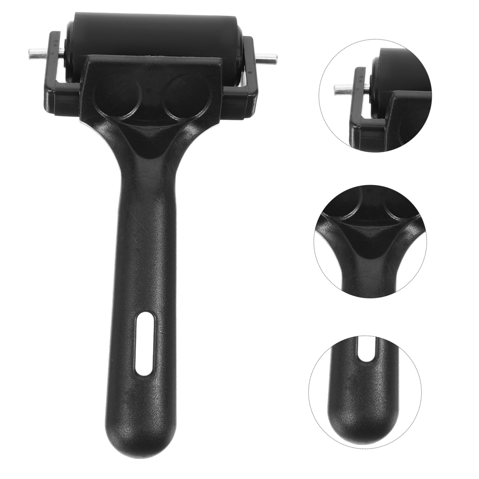Tofficu 5 Sätze Einfache Malrolle Dekorationsrollen Tintenroller Scrapbooking Farbrolle Bastelrolle Druckrolle Holzgriff Gummi Druckrolle Innenrolle Druckrolle 2 Stück * 5