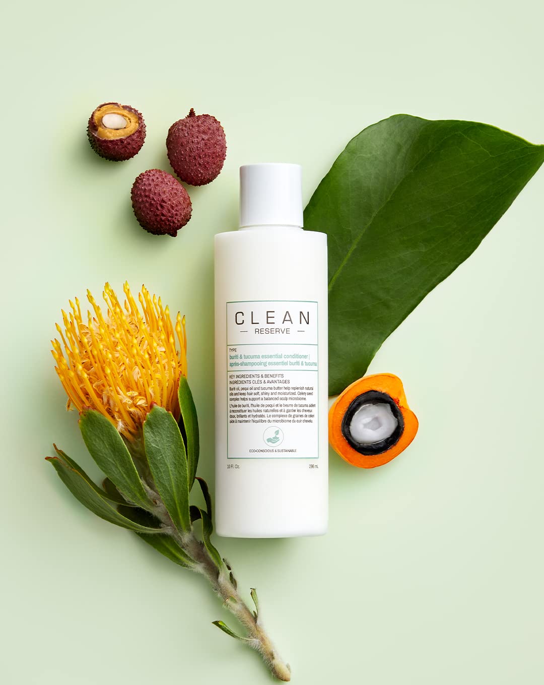 CLEAN RESERVE Buriti & Tucuma Essential Hair Conditioner | Vegan