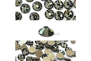 144 pcs Black Diamond (215) Swarovski 2058 Xilion/ NEW 2088 Xirius 12ss...