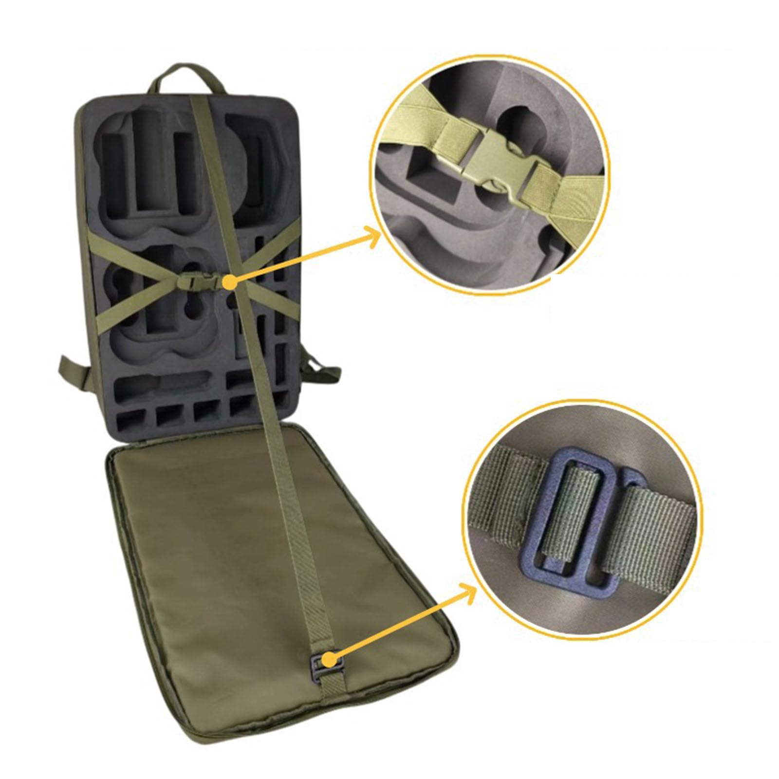 Borsa multifunzione per fotocamera a tracolla regolabile, impermeabile, per vari tipi di fotocamere, zaini fotografici