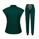 Scrubs Medical Uniform, Stretchable, Quick-drying, Unisex Workwear,for Doctors, Nurses, Beauty Salons