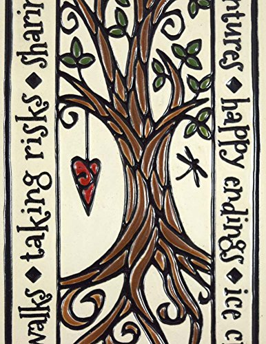 Tree Of Life Inspirational American Made Ceramic Quote Plaque, 8.25-Inches #TOP3