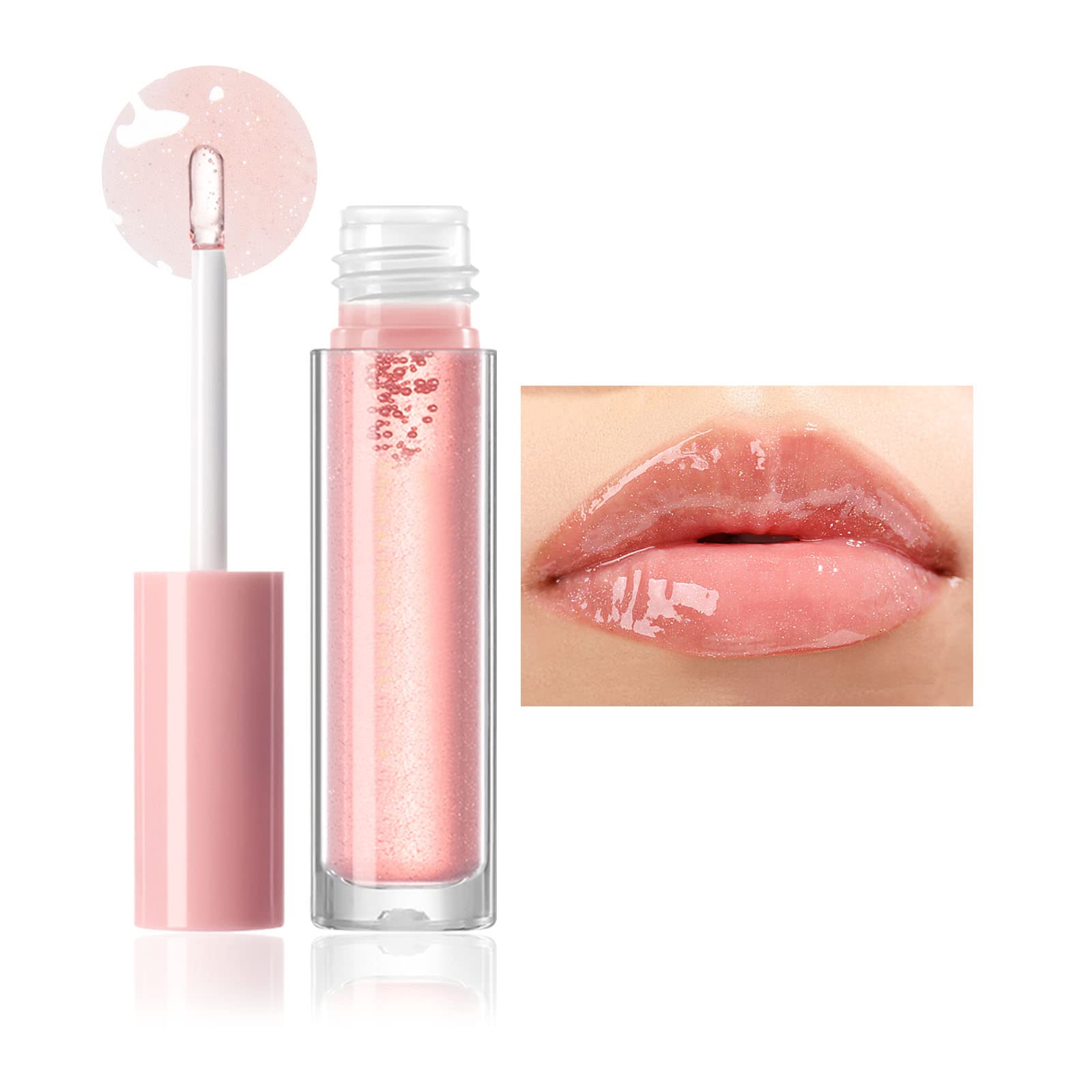 Buy DAGEDA Plumping Lip Oil Hydrating Lip Gloss, Tinted Lip Oil Moisturizing Lip Glow Oil for