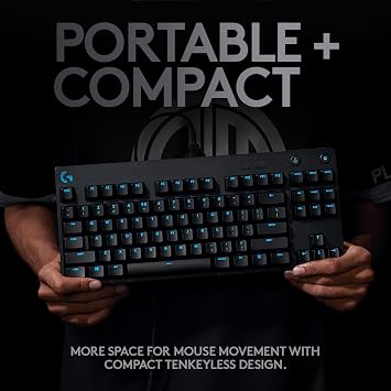Logitech G PRO X SUPERLIGHT 2 SE wireless gaming mouse, 60g, 44K DPI, 888+ IPS, 1 kHz polling + PRO Mechanical Gaming Keyboard (UK QWERTY), Tenkeyless, Clicky Switches, RGB Backlit, PC/Mac - Black