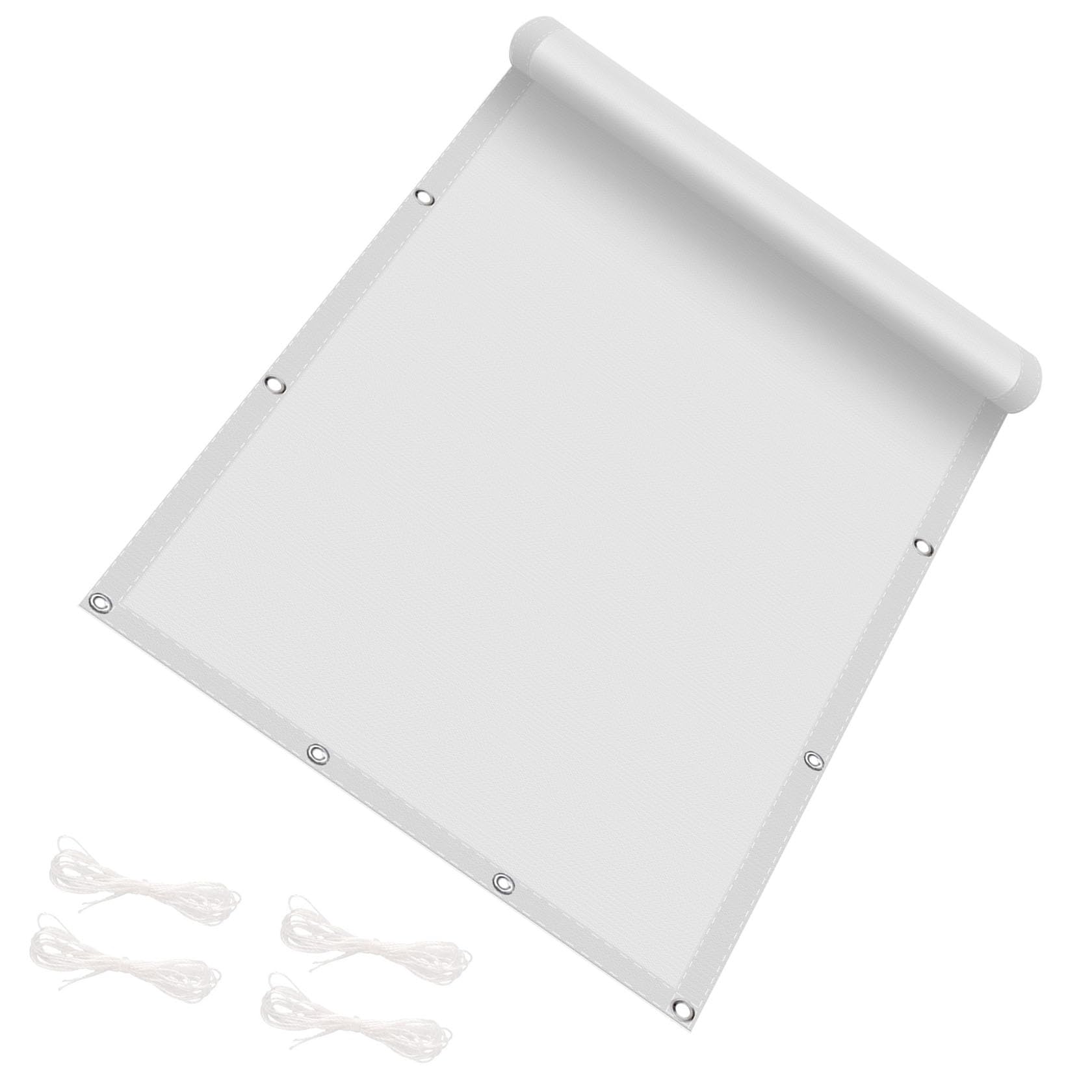 Auvent UV protection imperméable 1.7 x 3.4 m avec oeillets et corde