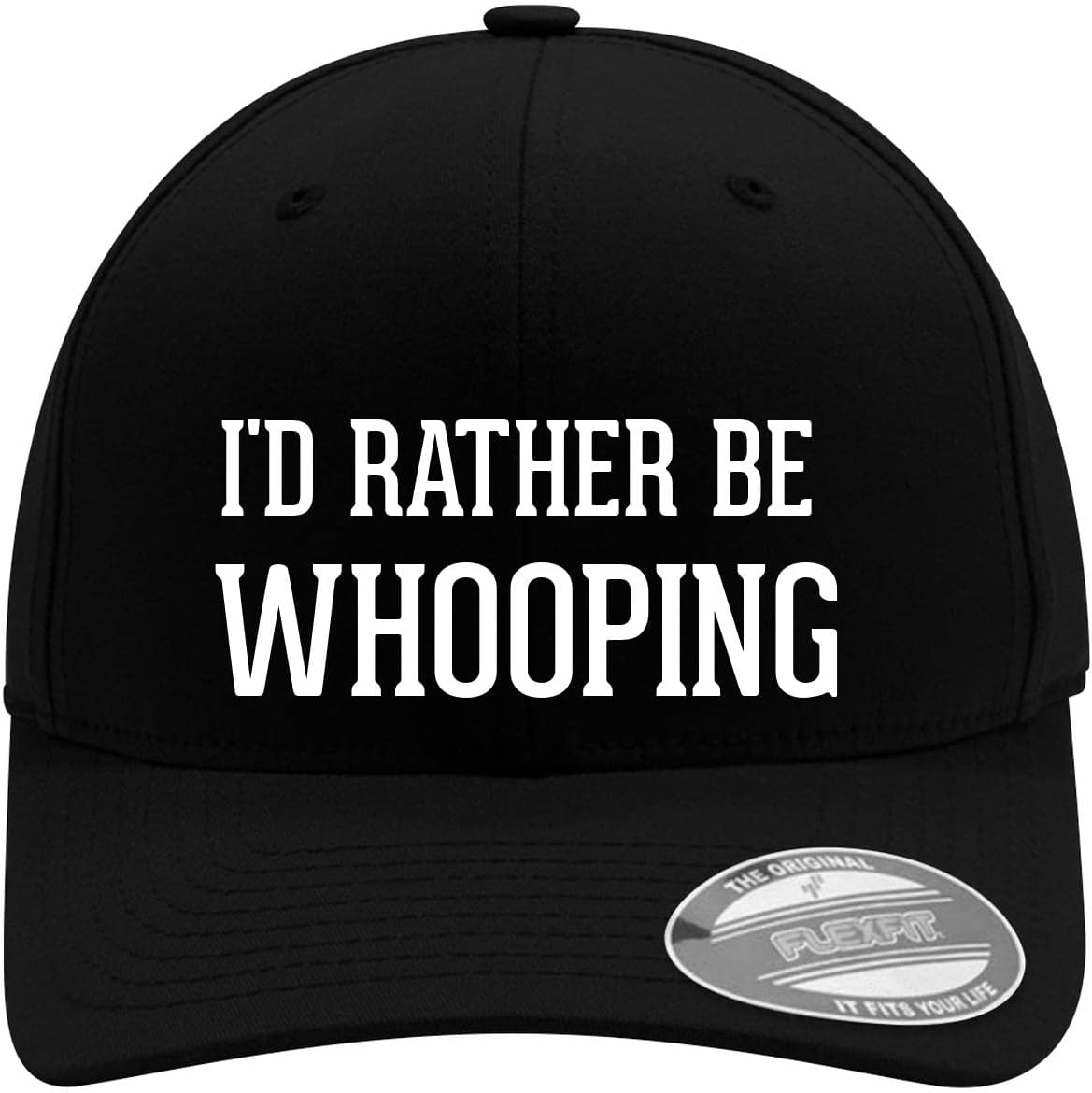 I'd Rather Be Whooping - Flexfit 6277 Baseball Hat | Unisex Cap for Men and Women | Modern Cap with Flexfit Band