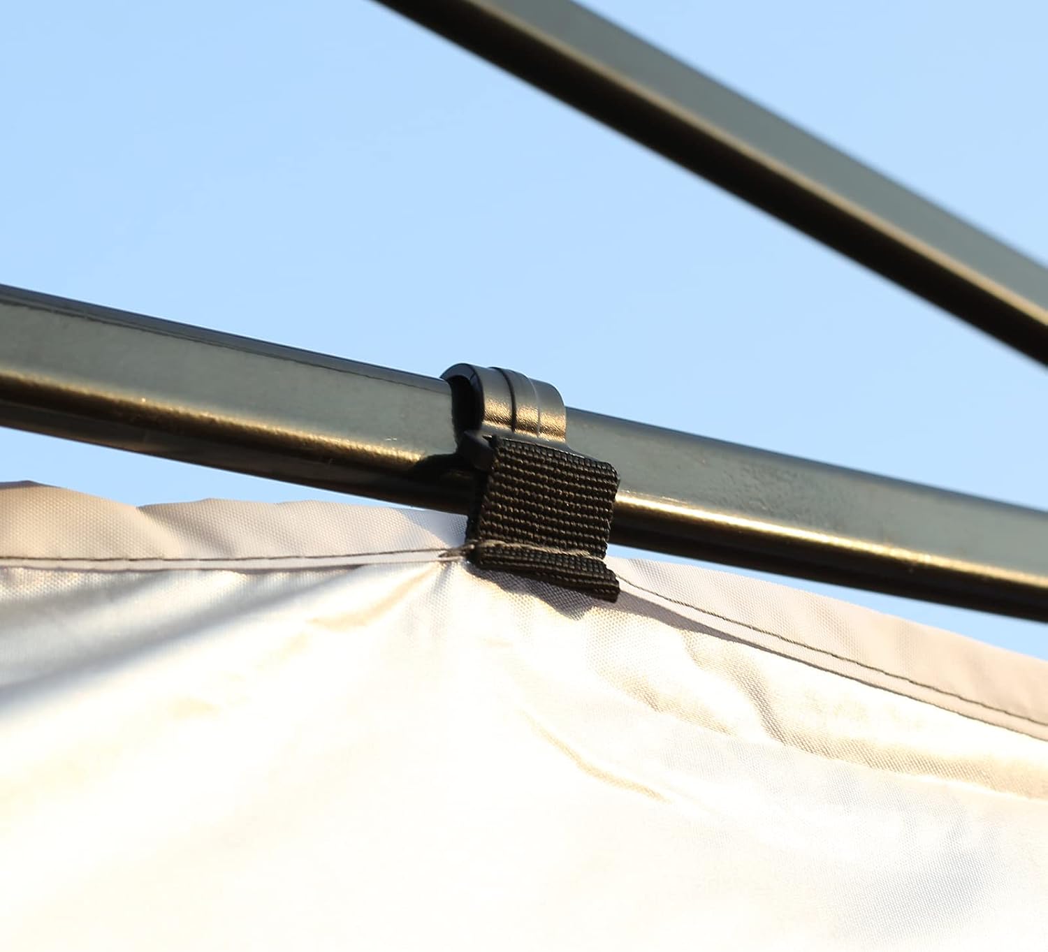 Rinling Instant Canopy Sunwall 10x10 FT, 1 Pack Sidewall Only Beige
