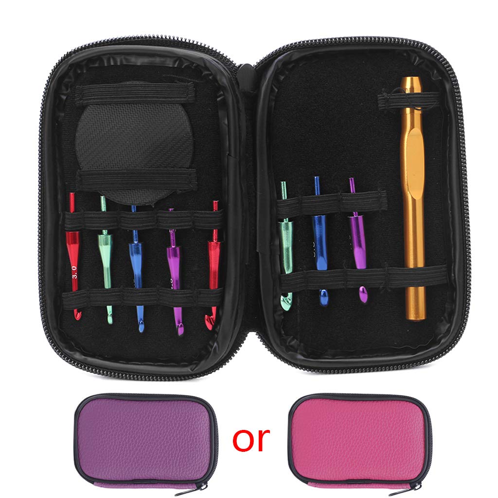 Crochet interchangeable avec tête en alumine lisse pour un tissage sans effort